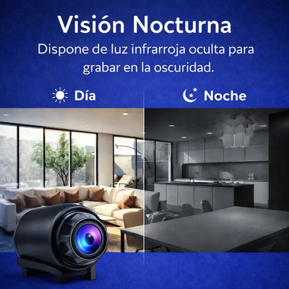 Mini Cámara de Seguridad Full HD 4K UltraVision